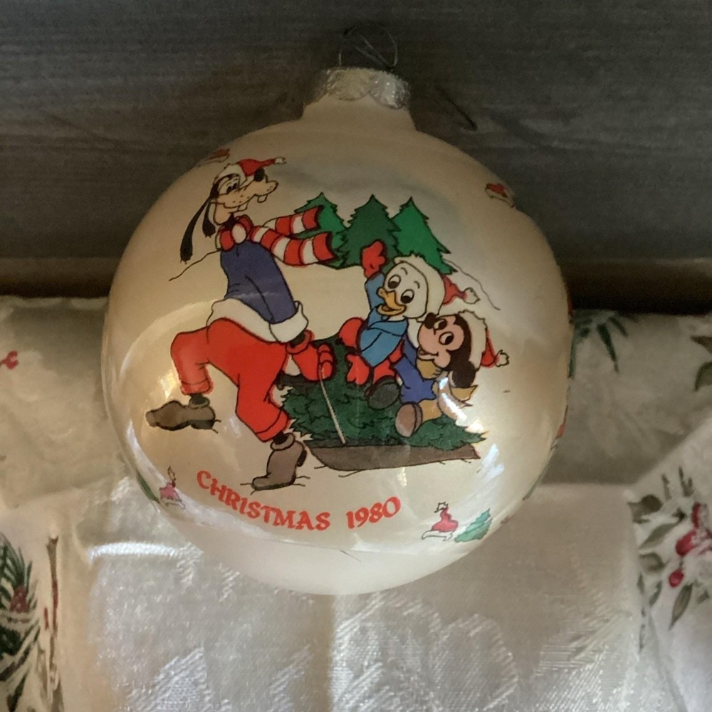 Schmid Walt Disney Characters SLEIGH RIDE  Christmas 1980 Ornament